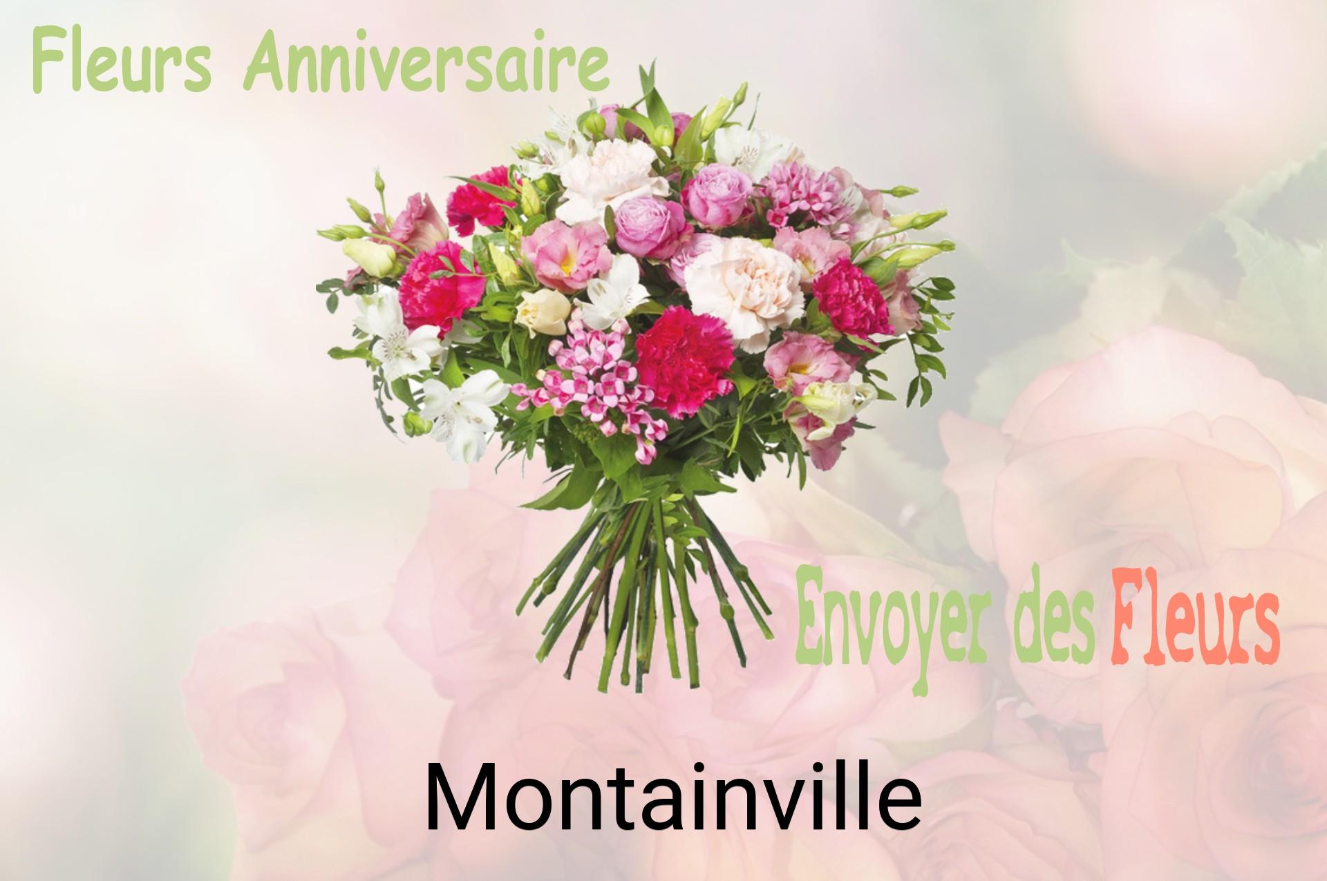 Bouquet de fleurs d’anniversaire livré à Montainville