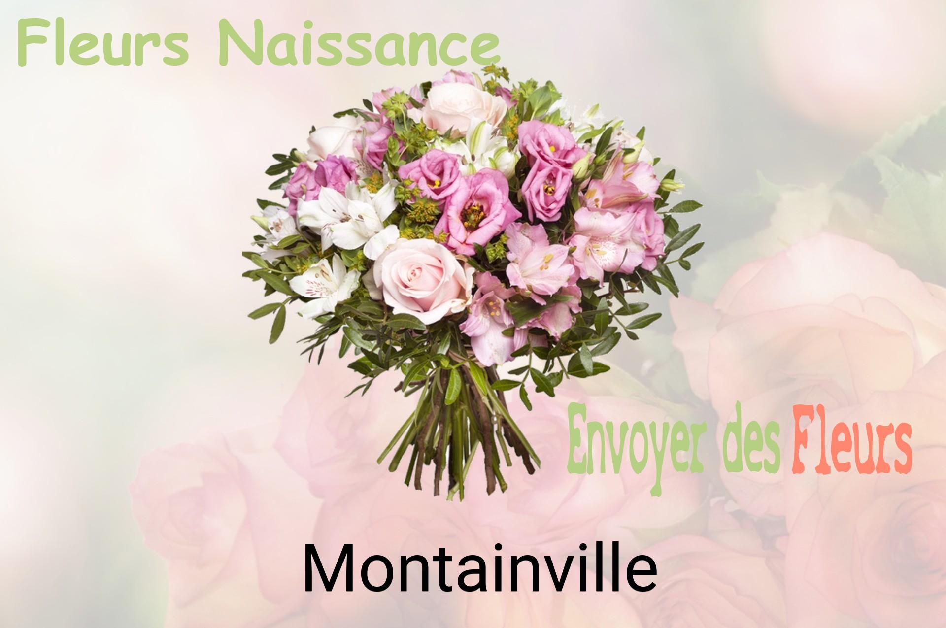 Bouquet de fleurs de naissance livré à Montainville